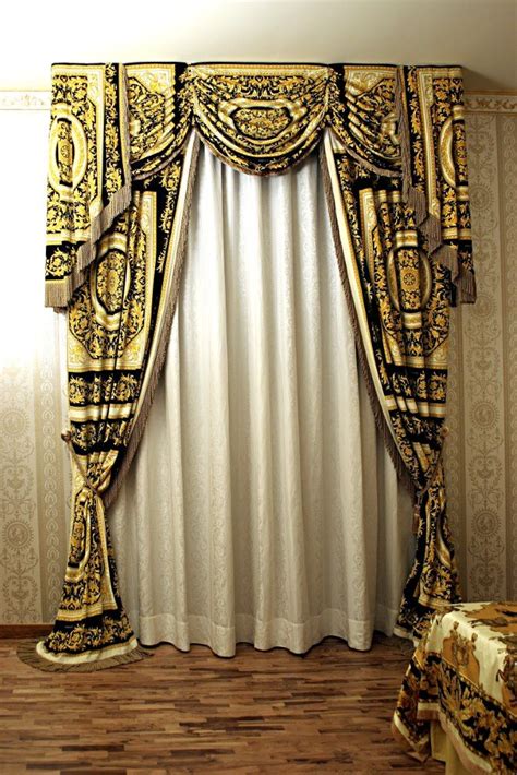 versace curtains white|luxury Versace curtains.